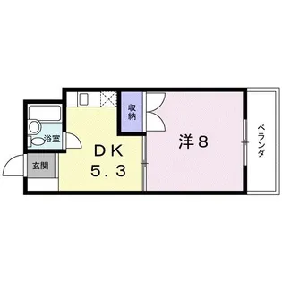 グリーンハイツ【3階】の間取り