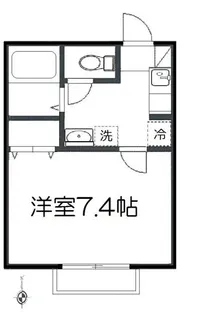 モンターニュブランシュ【1階】の間取り