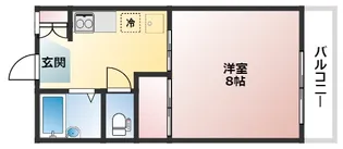 エストゥディオ キネハラ【2階】の間取り