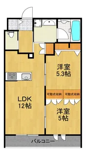 La Gracieuse【2階】の間取り