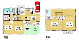 奈良県奈良市六条緑町2【一戸建】の間取り