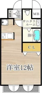 メゾンパティオII【5階】の間取り