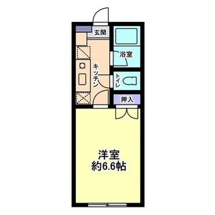 信開セルーラ山代温泉南1【2階】の間取り