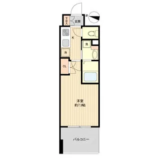 レジディア仙台上杉【4階】の間取り