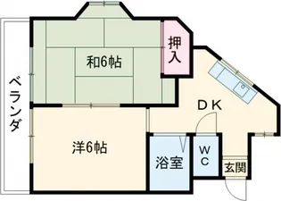ベイサイド藤原【3階】の間取り