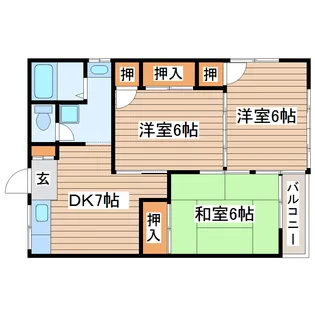 泉崎ハイツ【2階】の間取り