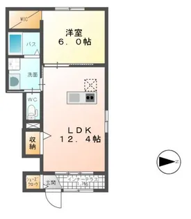 リベルテ【1階】の間取り
