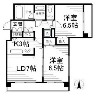 ヴィルラフィーネ東新宿【11階】の間取り
