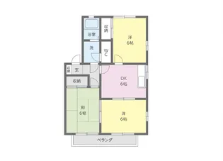 ラズヴェリー【2階】の間取り