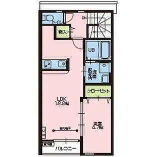 Creare(クレアーレ) B棟【2階】の間取り