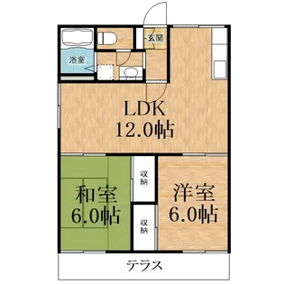 アネックスおゆみ野A【1階】の間取り