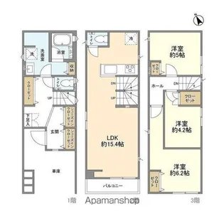 埼玉県さいたま市中央区鈴谷4【一戸建】の間取り