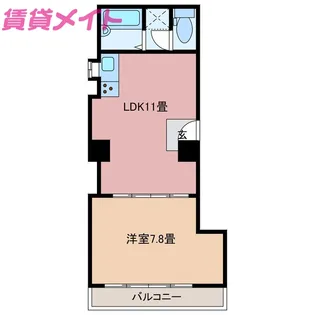 安島コーポ【2階】の間取り