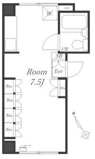 産友ビル麦田町【2階】の間取り