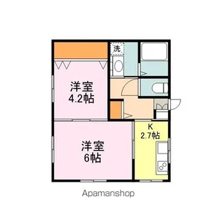 メゾンエル沖野上【3階】の間取り