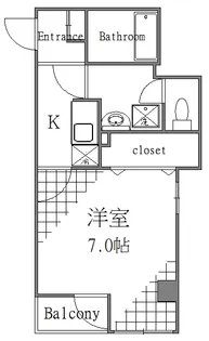 エクルベージュ入増【1階】の間取り