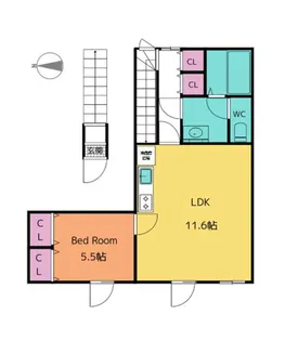東京都中野区弥生町2【マンション】の間取り