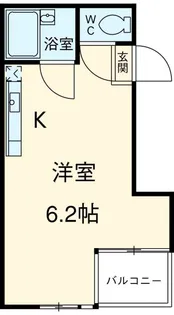 プレステージ島村【4階】の間取り