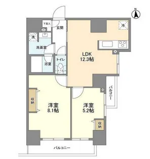 東京都目黒区青葉台4【マンション】の間取り