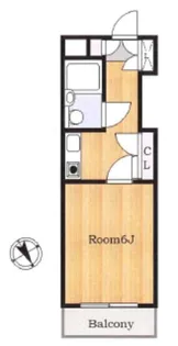 ハウゼル新板橋【2階】の間取り