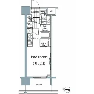 パークハビオ恵比寿【12階】の間取り