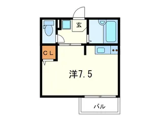 A-EAST須磨海浜公園【1階】の間取り