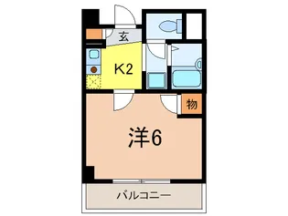 石岡第二マンション【1階】の間取り