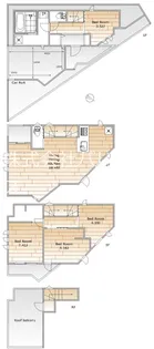 東京都目黒区目黒本町1【一戸建】の間取り