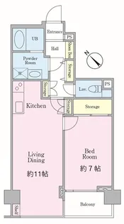 Ts garden八丁堀 【ティーズガーデン八丁堀】【5階】の間取り
