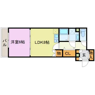 リーエム・ド墨染駅前【3階】の間取り