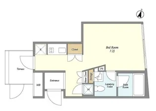 KDXレジデンス下馬【1階】の間取り