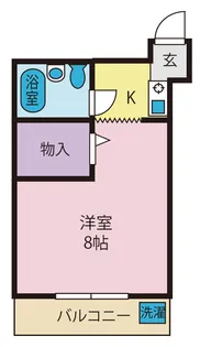 ヴァンベール梅名外苑【1階】の間取り