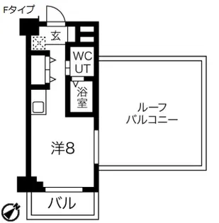 クラリッサ川崎EAST【9階】の間取り
