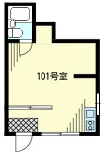上用賀一丁目アパート【2階】の間取り