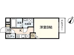 PLEIN SOLEIL 東霞町【3階】の間取り