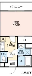 北小岩テラス【3階】の間取り