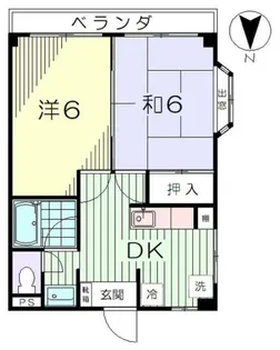 クローバーズステーション【3階】の間取り