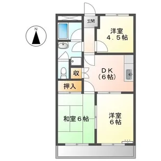 ダイナーズハイツ【3階】の間取り