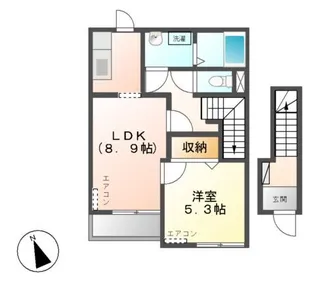 Conforto(コンフォルト)【2階】の間取り