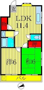 ハイツ63【2階】の間取り