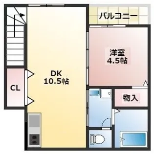 TJ平池B【2階】の間取り