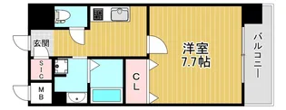 大阪府東大阪市足代新町【マンション】の間取り