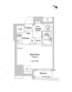 プラウドフラット三越前【3階】の間取り