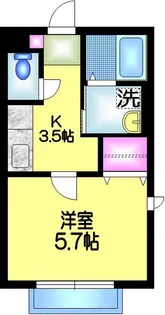 LA PAZ TOWA【1階】の間取り