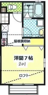 メゾンラヴィクレール平和台【2階】の間取り