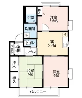 ハイツK-1【2階】の間取り