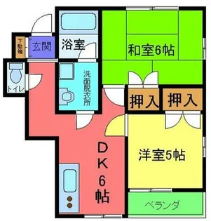 神奈川県横浜市西区御所山町【アパート】の間取り