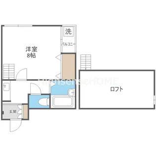 リーガ今福【2階】の間取り