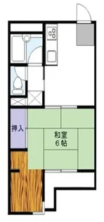 あすかレジデンス仲六郷【1階】の間取り