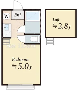 月村マンションN0.16(蕨市)【1階】の間取り